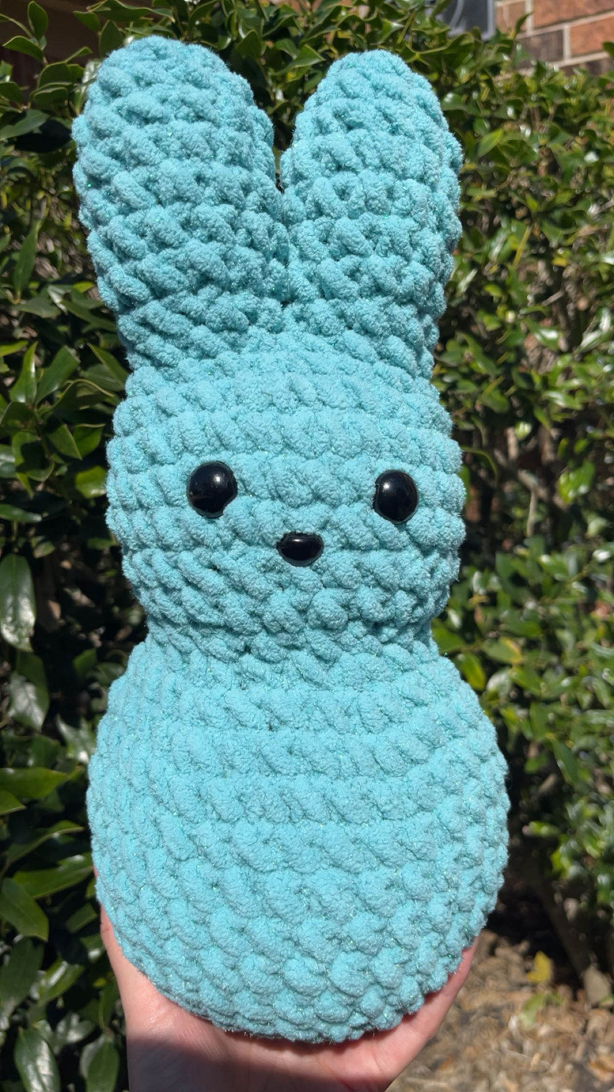 Sparkly Jumbo Peep Bunny Plush