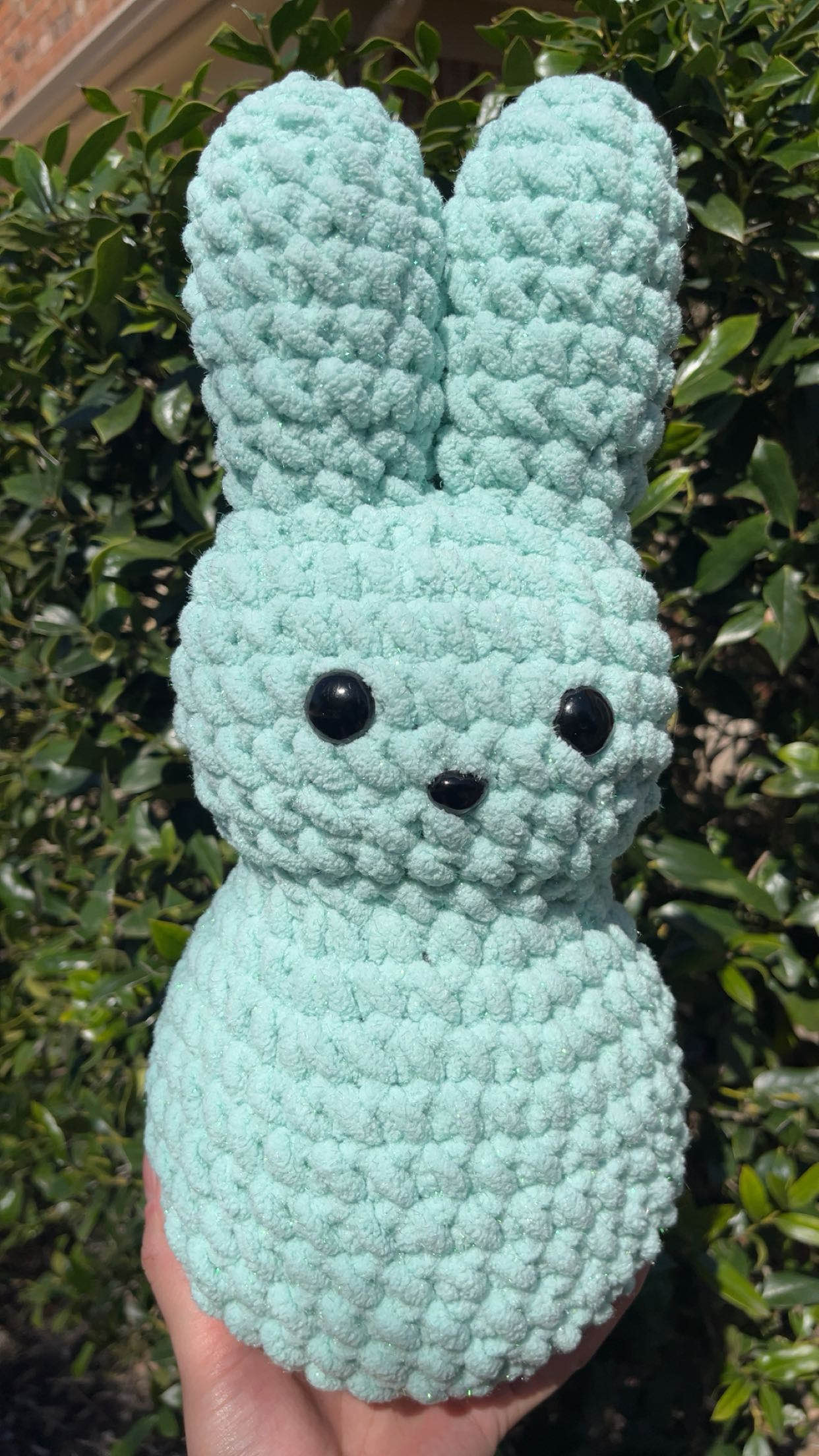 Sparkly Jumbo Peep Bunny Plush