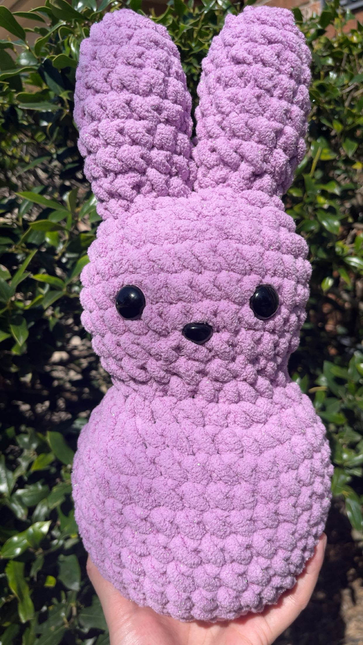 Sparkly Jumbo Peep Bunny Plush